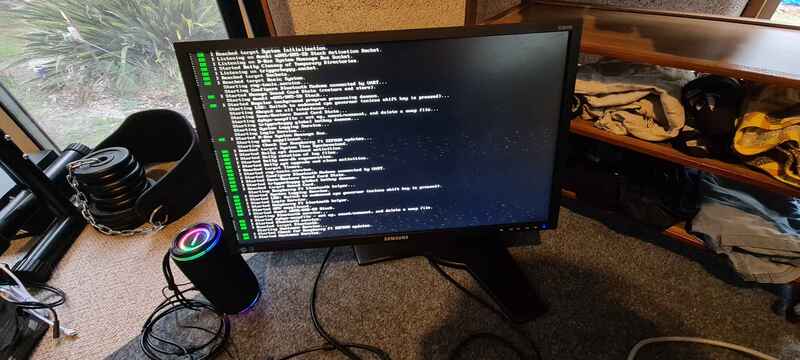 The Pi is booting